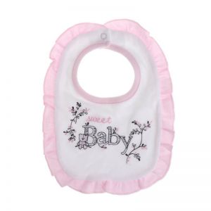 ועוד מוצרים שווים ♥️ Babyies and mommy shop מוצרי האכלה ושתייה  סינר נסיכות מושלם בצבעי ורוד בייבי בד כותנה 