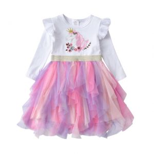 ועוד מוצרים שווים ♥️ Babyies and mommy shop בגדי ילדים  שמלת כותנה חד קרן חגיגית גיל ילדה 3-8 שנים