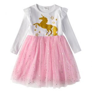 ועוד מוצרים שווים ♥️ Babyies and mommy shop בגדי ילדים  שמלת כותנה חד קרן חגיגית גיל ילדה 3-8 שנים