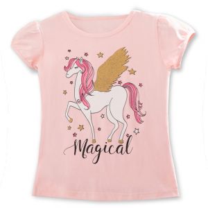 ועוד מוצרים שווים ♥️ Babyies and mommy shop בגדי ילדים  חולצת קיץ טישרט חד קרן לילדות מגיל 3-8 שנים