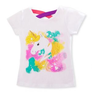 ועוד מוצרים שווים ♥️ Babyies and mommy shop בגדי ילדים  חולצת קיץ טישרט חד קרן לילדות מגיל 3-8 שנים