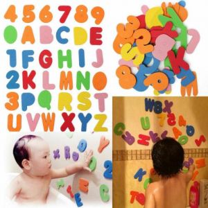 אותיות קצף מספרים אמבטיה ABC 123
