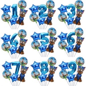 מארז בלוני מיילר מפרץ ההרפתקאות - יום הולדת בנות