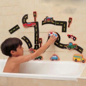 משחק אמבטיה 23 חתיכות כביש וכלי תחבורה - גאדג׳טים ומתנות