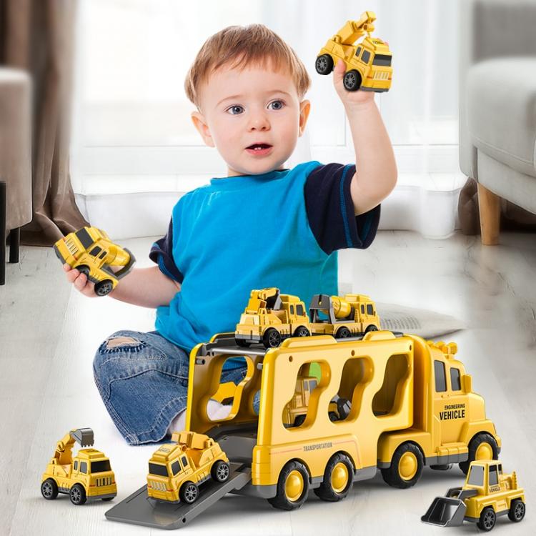 ועוד מוצרים שווים ♥️ Babyies and mommy shop צעצועים  משאית נושאת מכוניות עבודה - מכוניות וכלי רכב